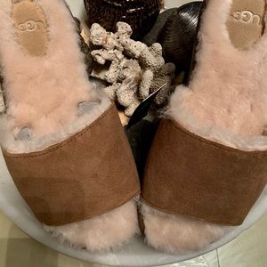UGS Breezy  Slide Brown Slipper Size 7.5